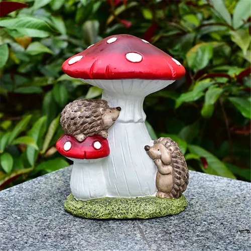 Mushroom Ceramic Home Ornaments Fashion Outdoor Crafts PQ8851