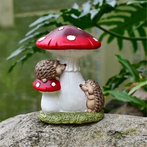 Mushroom Ceramic Home Ornaments Fashion Outdoor Crafts PQ8851