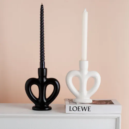 Ceramic Candlestick Handmade Decoration Home Ornaments PQ96863A