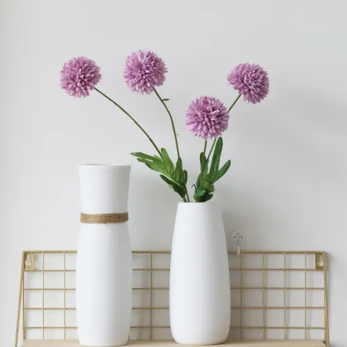 Matte Handmade Decoration Ceramic Vase Home Ornaments PQ6016