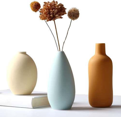 3PCS/set Ceramic Vase Handmade Decoration Home Ornaments PQ15930
