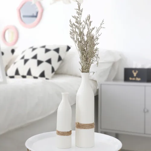 Ins Ceramic Vase Matte Home Ornaments Handmade Decoration PQ-TNTCSS
