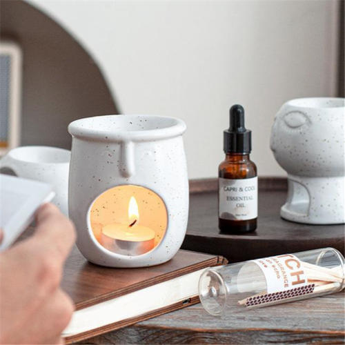 Ceramic Aromatherapy Burner Essential Oil Candle Lamp Stick PQ20147