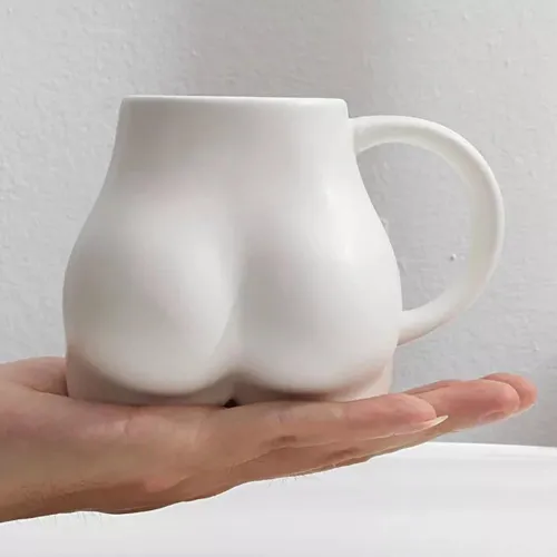 Buttocks Ceramic Cup Home Ornaments Handmade Decoration PQ57647