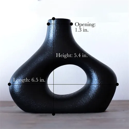 Abstract Home Ornaments Ceramic Vase Handmade Decoration PQ44814