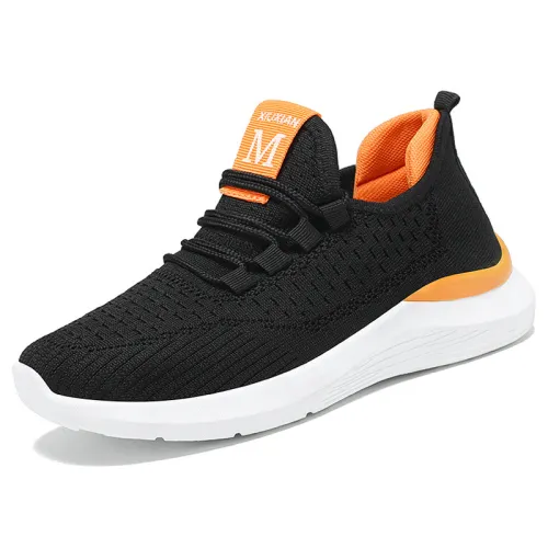 Wholesale Flyknit Sport Shoes For Female Casul Shoes Womens Mesh Sneakers PQ-G-N87