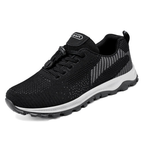 Wholesale Flyknit Sport Shoes Female Casul Shoes Womens Mesh Sneakers PQ-G-P19