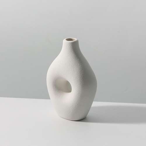 Ins Style Home Ornaments Ceramic Vase Handmade Decoration PQ-YF0012