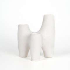 Simple Ceramic Candlestick Home Ornaments Handmade Decoration PQ-H213