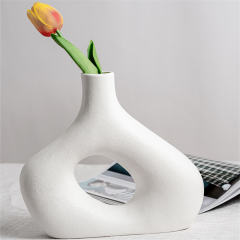 Abstract Ceramic Vase Home Ornaments Handmade Decoration PQ76027