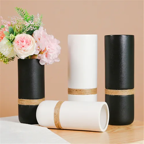 Ceramic Vase Matte Home Ornaments Ins Handmade Decoration PQ49039