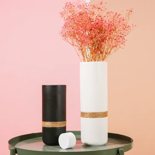 Ceramic Vase Matte Home Ornaments Ins Handmade Decoration PQ49039