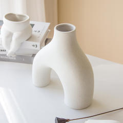 Abstract Home Ornaments Ceramic Vase Handmade Decoration PQ2541