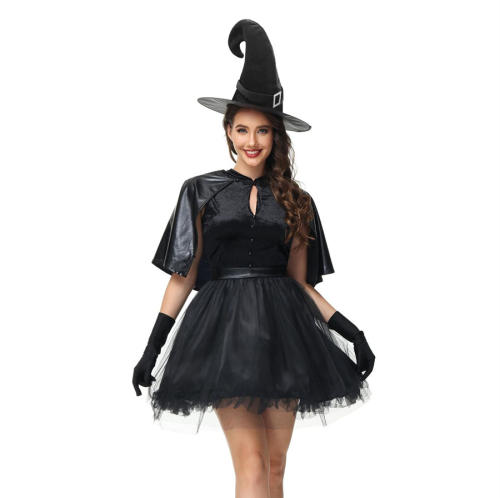 Halloween Evil Witch Fancy Dress For Woman Carnival Devil Costume PQ3398