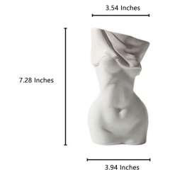 Woman Body Ceramic Vase Home Ornaments Handmade Decoration PQ26266