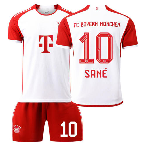 23-24 Bayern Munich Home Soccer Jersey Muller Football Kit Fan Apparel PQ14458