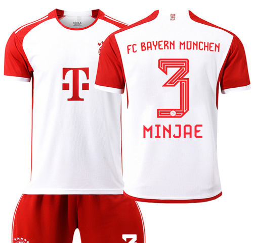 23-24 Bayern Munich Home Soccer Jersey Muller Football Kit Fan Apparel PQ14458
