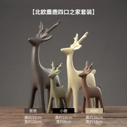 Elk Ceramic Crafts Handmade Decoration 1st Home Ornaments PQ1600N
