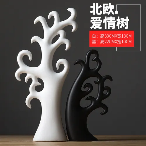 Love Trees Ceramic Crafts Handmade Decoration 1st Home Ornaments PQ1600K