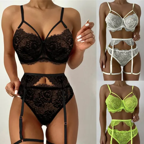 Women Valentines Day Sexy Lingerie Set Wholesale Red Underwear PQ0447
