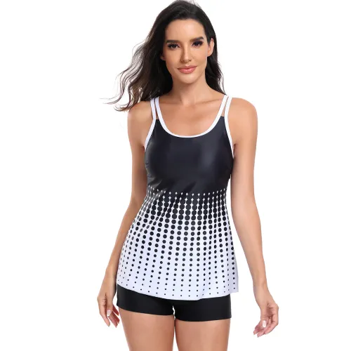 2024 Swimming Wear European Swimsuit Women's Gradient Color Swimwear PQ24079
