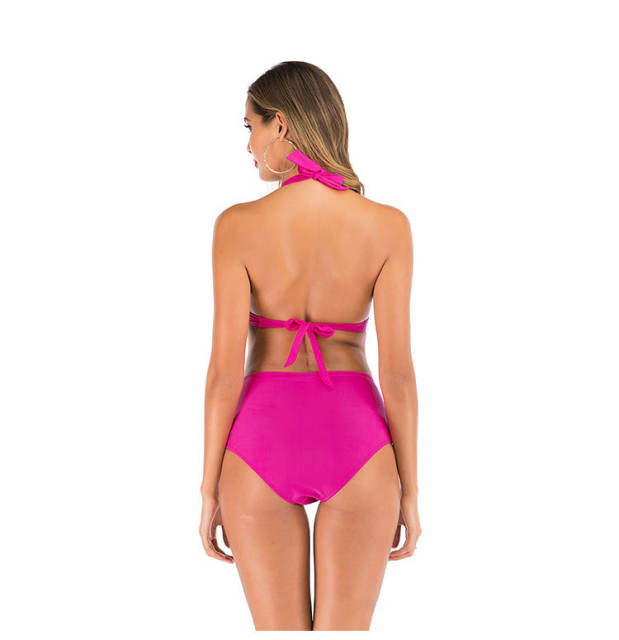 Wholesale Female Solid Color Bikinis Push Up Swimwear Sexy Beachwear PQ-FRW-02A