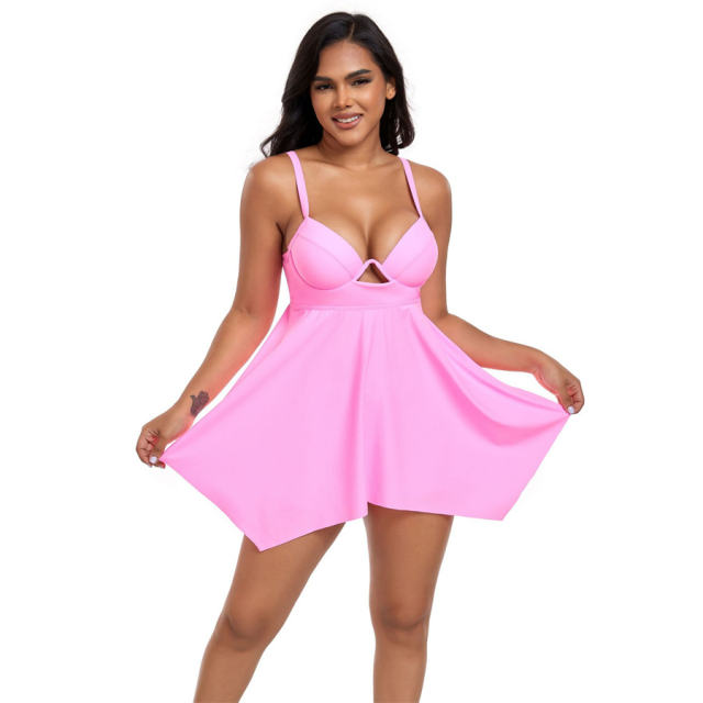 Push Up Swim Wear for Woman Beachwear Brazilian Girl Swimming Dress PQ-JND2403