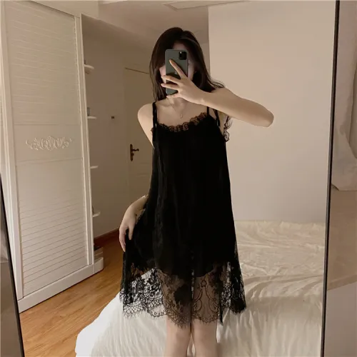 Women Wholesale Sleepwear Lace Babydoll Lingerie Sexy Night Dress PQ565