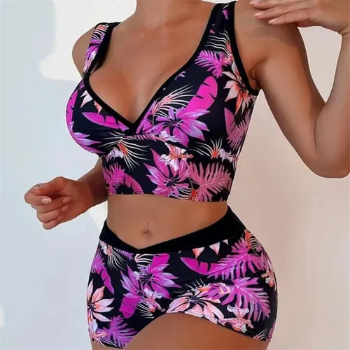 Wholesale Women Tank Tops Bikinis Sexy Beachwear Push Up Swimwear PQ2406