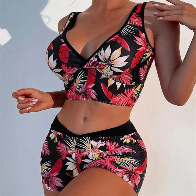Wholesale Women Tank Tops Bikinis Sexy Beachwear Push Up Swimwear PQ2406