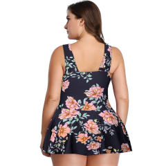 Woman Vintage Swimwear Wholesale Floral Swimming Dresses PQ-GM1915