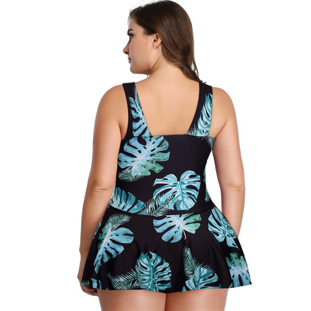 Woman Vintage Swimwear Wholesale Floral Swimming Dresses PQ-GM1915