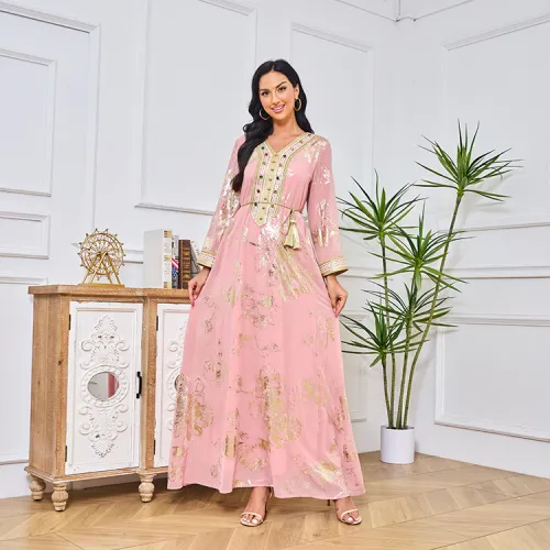 Muslim Robe Cocktail Dress For Women Dubai Evening Dresses PQ-MT085