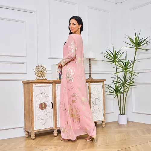 Muslim Robe Cocktail Dress For Women Dubai Evening Dresses PQ-MT085