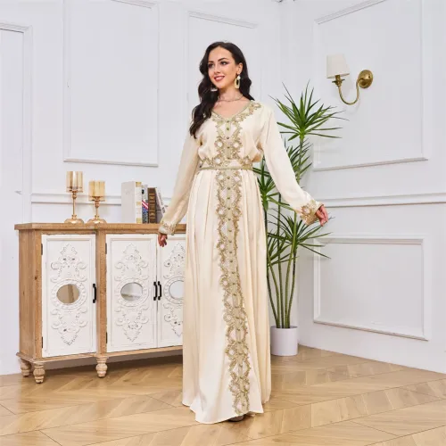 Arabs Evening Dresses Muslim Robe For Women Cocktail Dress PQ-MT054