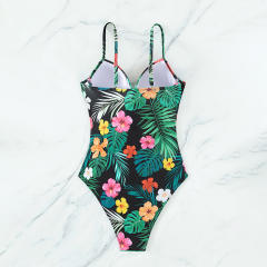Floral Monokini One Piece Swimsuit Woman Wholesale Beachwear PQ-MT0132