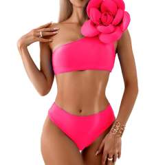 Three-dimensional Thickened Flowers Bikinis Women Wholesale Swimwear PQ2408