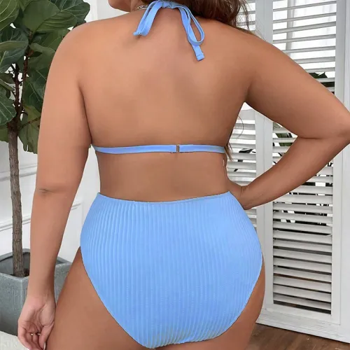 Plus Size Bikini Swimsuits For Woman Swimwear Oversize Beachwear PQ23204