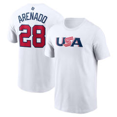 Nolan Arenado Baseball Fan Apparel USA MLB T-shirt WBC Sport Tops PQ-BA1002