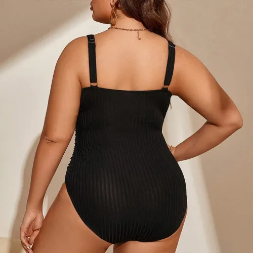 Vintage One-Piece Suits For Woman Plus Size Swimwear Retro Beachwear PQ23209