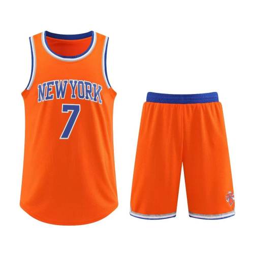 New York Knicks Fan Apparel Basketball Kits Carmelo Kyam Anthony Basketball Jersey PQ-CA989