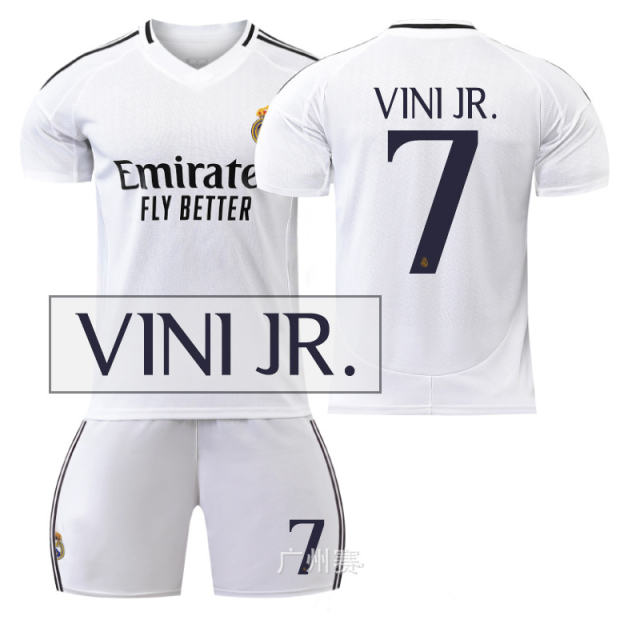 24-25 Real Madrid Ronaldo Football Fan Apparel Mbappe Soccer Jersey PQ2425