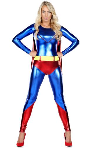 American Movie Super Hero Jumpsuit Superhero Comic Halloween Costume PQ-88