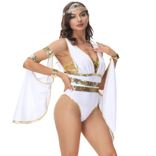 Greek Goddess Athena Uniform Halloween Costume For Woman PQ-N5015
