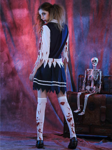 Halloween Schoolgirl Cosplay Uniform School Girl Carnival Costume PQ-N81028