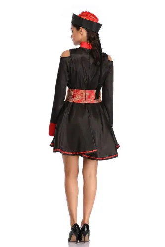 Chinese Jiang Shi Costume Qing Dynasty Official Uniform Zombies Cosplay Outfits PQ81029