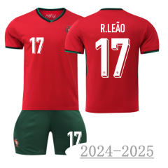 2024 UEFA Portuguese National Football Jersey Ronaldo Home Soccer Fan Apparel PQ-PO555