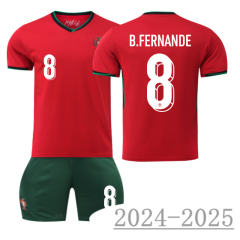 2024 UEFA Portuguese National Football Jersey Ronaldo Home Soccer Fan Apparel PQ-PO555