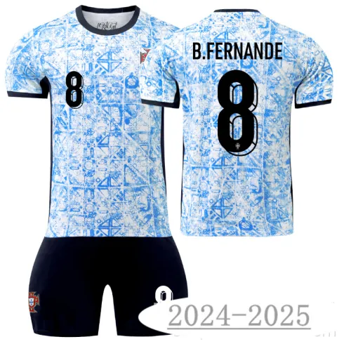 2024 UEFA Portugal National Soccer Jersey Ronaldo Away Football Fan Apparel PQ-PT555