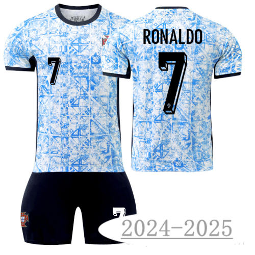 2024 UEFA Portugal National Soccer Jersey Ronaldo Away Football Fan Apparel PQ-PT555